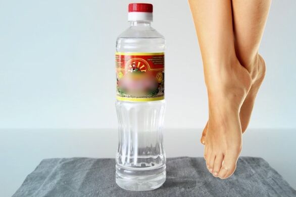 Vinegar lotions are used to treat fungal infections between the toes. 